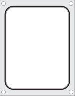 Hendi - Matryca do zgrzewarki Hendi na tackę bez podziału 227x178 mm Wariant podstawowy