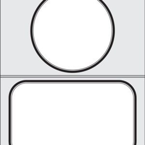 Hendi - Matryca do zgrzewarki Hendi  na tackę bez podziału 178x113 + pojemnik fi 115 Wariant podstawowy