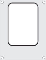 Hendi - Matryca do zgrzewarki Hendi na tacke 187x137 mm bez podziału Wariant podstawowy