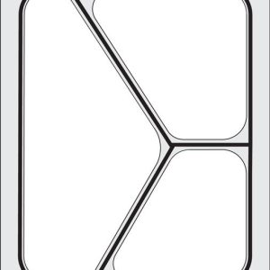 Hendi - Matryca do zgrzewarki Hendi na tackę trójdzielną 227x178 Wariant podstawowy