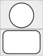 Hendi - Matryca do zgrzewarki MANUPACK 190 na tackę bez podziału 187x137 mm Wariant podstawowy