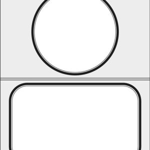 Hendi - Matryca do zgrzewarki MANUPACK 190 na tackę bez podziału 178x113 + pojemnik fi 115 Wariant podstawowy