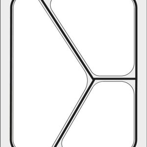 Hendi - Matryca do zgrzewarki T-REX M-C-S oraz B190/192 STRONG  na tackę trójdzielną 227x178 Wariant podstawowy