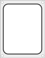 Hendi - Matryca do zgrzewarki T-REX M-C-S oraz B190/192 STRONG na tackę bez podziału 187x137 mm Wariant podstawowy