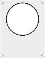 Hendi - Matryca do zgrzewarki  BOKAMA AG02E oraz AG02HD  na duży pojemnik do zupy fi 165 mm Wariant podstawowy