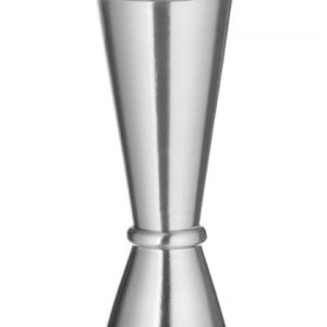 Hendi - Miarka barmańska z pierścieniem, Bar up, 25ml / 50ml, śr.43x(H)110mm Wariant podstawowy