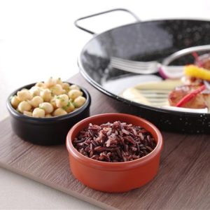 Hendi - Miseczka na masło i sos czarna, zestaw 3 szt.