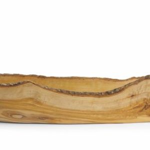 Hendi - Miska podłużna z drewna oliwnego, HENDI, 400x90x(H)80mm Wariant podstawowy