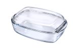 Hendi - Naczynie żaroodporne z pokrywą OVENCHEF, transparentny, 370x215x(H)140mm Wariant podstawowy