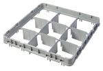 Hendi - Nadstawka do koszy CAMBRO FULL DROP 500×500 mm szara, model E1 25 przegródek