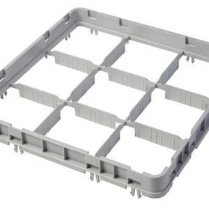 Hendi - Nadstawka do koszy CAMBRO HALF DROP 500×500 mm szara, model E2 25 przegródek