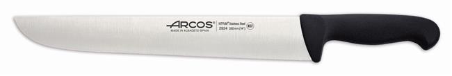 Hendi - Nóż rzeźniczy, seria 2900, Arcos, czarny, (L)492mm Wariant podstawowy
