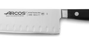 Hendi - Nóż Santoku ze szlifem kulowym, seria ÓPERA, Arcos, czarny, (L)303mm Wariant podstawowy