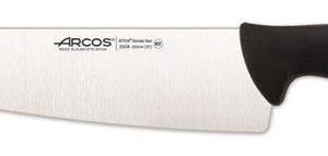 Hendi - Nóż szefa kuchni z szerokim ostrzem, seria 2900, Arcos, czarny, (L)mm Wariant podstawowy