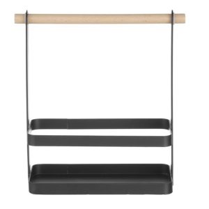 Hendi - Organizer stołowy czarny, 230x100x240 Wariant podstawowy