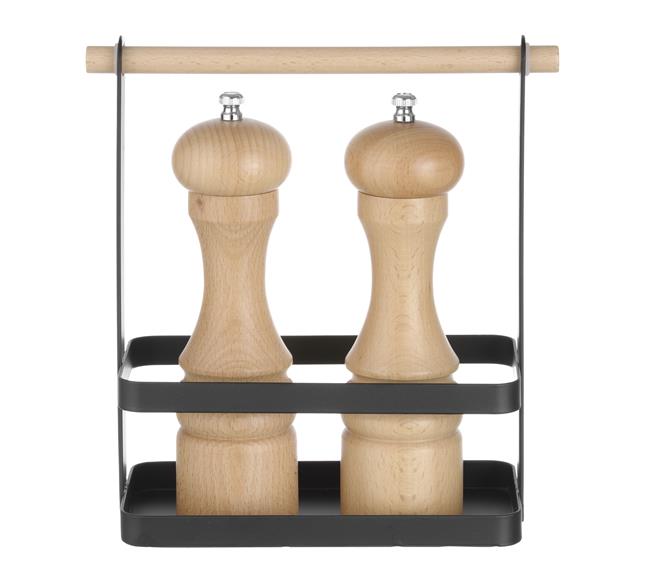 Hendi - Organizer stołowy czarny, 230x100x240 Wariant podstawowy - obrazek 3