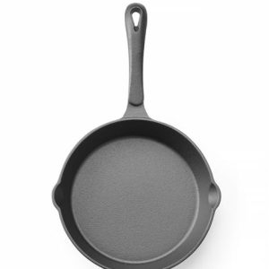 Hendi - Patelnia żeliwna, HENDI, czarny, ⌀165x(H)35mm Wariant podstawowy