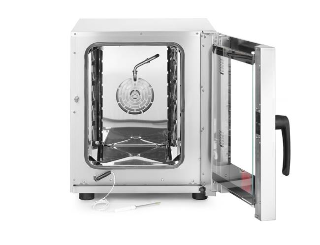 Hendi - Piec konwekcyjno - parowy Evolution New 5 x GN 2/3 elektryczny, z bezpośrednim natryskiem, sterowany elektromechanicznie Wariant podstawowy - obrazek 3