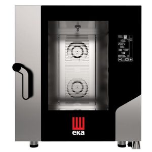 Hendi - Piec konwekcyjno-parowy Millennial Black Mask Gastro 7× GN 1/1, elektryczny, Tecnoeka, Millennial Black Mask, 400V/10400W, 730x849x(H)850mm Wariant podstawowy