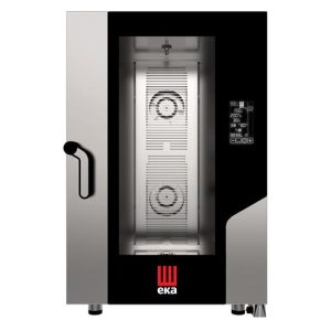 Hendi - Piec konwekcyjno-parowy Millennial Black Mask Gastro, 11× GN 1/1 – sterowany elektronicznie, elektryczny, Tecnoeka, 400V/15400W, 730x849x(H)1130mm Wariant podstawowy