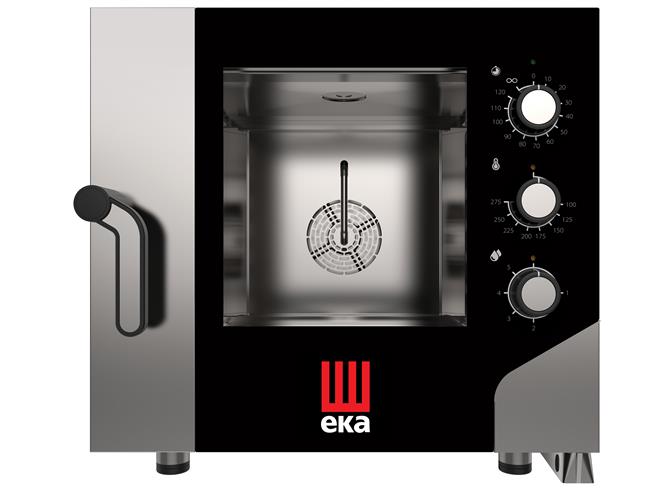 Hendi - Piec konwekcyjno-parowy Millennial Smart Gastro, 5× GN 1/1 – sterowany elektromechanicznie, elektryczny, Tecnoeka, 730x855x(H)700mm Wariant podstawowy