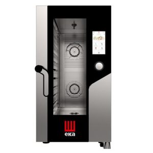 Hendi - Piec konwekcyjno-parowy Millennial Touch Screen Gastro Compact 10×GN 1/1 – elektryczny, Tecnoeka, 400V/15400W, 500x930x(H)970mm Wariant podstawowy