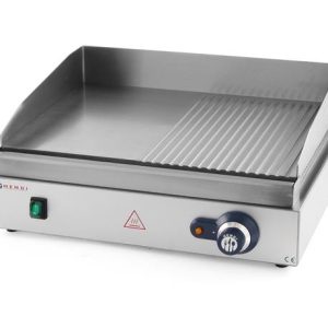 Hendi - Płyta grillowa 1/2 gładka, 1/2 ryflowana Wariant podstawowy