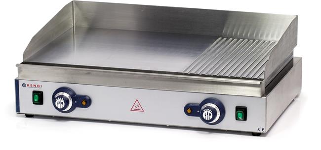 Hendi - Płyta grillowa 2/3 gładka, 1/3 ryflowana Wariant podstawowy