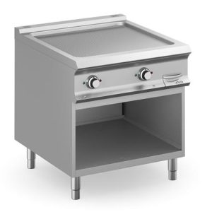 Hendi - Płyta grillowa na podstawie z trzech stron zamkniętej, elektryczna Wariant podstawowy