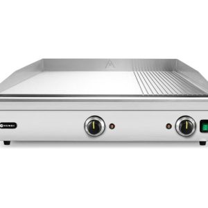 Hendi - Płyta grillowa w ? żebrowana, HENDI, Kitchen Line, 2/3 gładka, 1/3 ryflowana, 220-240V/3500W, 697x474x(H)241mm Wariant podstawowy