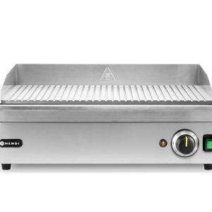 Hendi - Płyta grillowa żebrowana, HENDI, Kitchen Line, ryflowana, 220-240V/3500W, 697x474x(H)241mm Wariant podstawowy