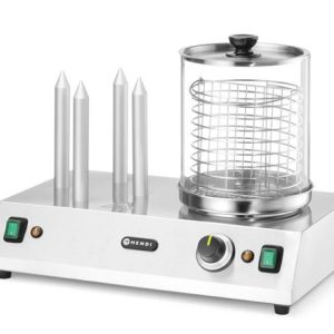 Hendi - Podgrzewacz do parówek i bułek do hot-dogów, HENDI, 220-240V/550W, 500x310x(H)395mm Wariant podstawowy