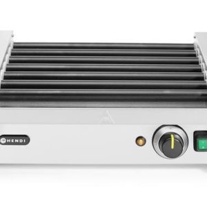 Hendi - Podgrzewacz rolkowy do parówek jednostrefowy, HENDI, 7 rolek, 230V/740W, 525x365x(H)176mm Wariant podstawowy