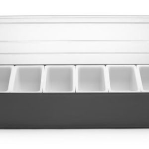 Hendi - Pojemnik barmański na dodatki do drinków - 6 wkładów Wariant podstawowy