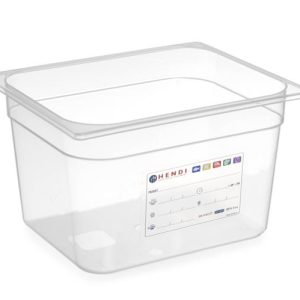 Hendi - Pojemnik GN 1/2 HACCP z polipropylenu 100mm