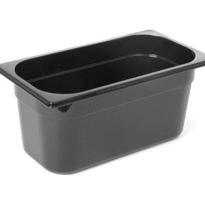 Hendi - Pojemnik GN 1/3 z czarnego poliwęglanu 100mm
