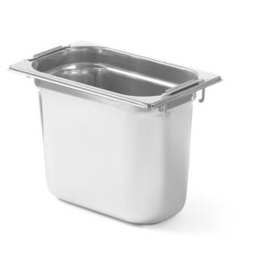 Hendi - POJEMNIK GN 1/4 Z CHOWANYMI UCHWYTAMI – 265x162 mm Wariant podstawowy