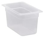Hendi - Pojemnik GN 1/4 z przezroczystego polipropylenu, Cambro, GN 1/4, transparentny, 162x265x(H)65mm 1,7 l