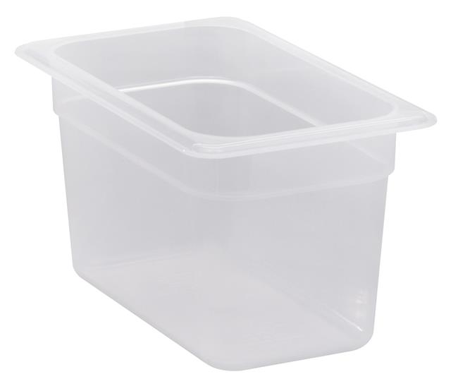 Hendi - Pojemnik GN 1/4 z przezroczystego polipropylenu, Cambro, GN 1/4, transparentny, 162x265x(H)65mm 1,7 l