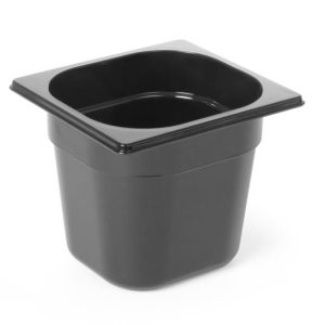 Hendi - Pojemnik GN 1/6 z czarnego poliwęglanu 100mm
