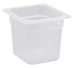 Hendi - Pojemnik GN 1/6 z przezroczystego polipropylenu, Cambro, GN 1/6, transparentny, 162x176x(H)65mm 1 l