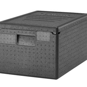 Hendi - Pojemnik termoizolacyjny Cam GoBox® 46 L, Cambro, GN 1/1, czarny, 600x400x(H)316mm Wariant podstawowy