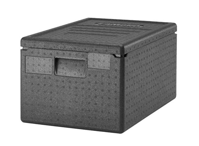 Hendi - Pojemnik termoizolacyjny Cam GoBox® 46 L, Cambro, GN 1/1, czarny, 600x400x(H)316mm Wariant podstawowy