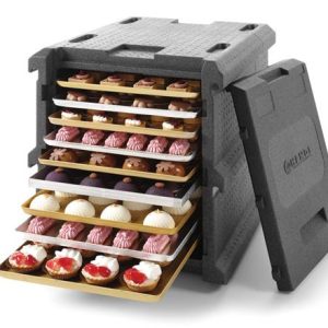 Hendi - Pojemnik termoizolacyjny cateringowy 9 x 600x400 mm, HENDI, Profi Line, EN 600x 400, 128L, 540x700x(H)640mm Wariant podstawowy