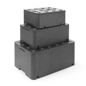 Hendi - Pojemnik termoizolacyjny z piocelanu, o wym. 400x300x173 mm, 12,94L Wariant podstawowy