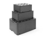 Hendi - Pojemnik termoizolacyjny z piocelanu, o wym. 600x400x296 mm, 47,67L Wariant podstawowy