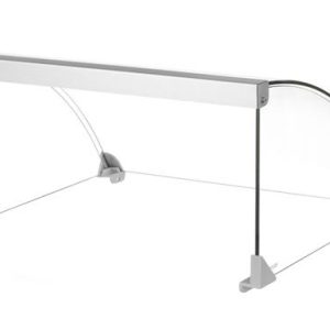 Hendi - Pokrywa szklana do podgrzewacza rolkowego do parówek, HENDI, do podgrzewacza z 9 rolkami o kodzie 268605, 470x401x(H)250mm Wariant podstawowy