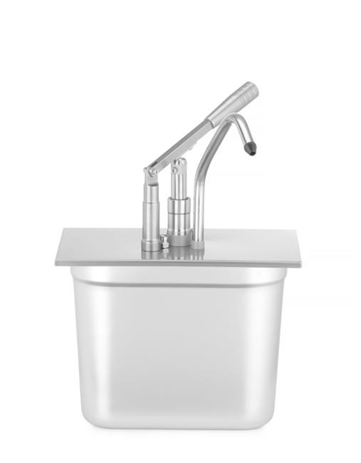 Hendi - Pokrywa z dyspenserem do pojemników GN, HENDI, GN 1/4, 270x165mm Wariant podstawowy