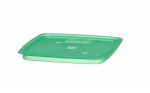 Hendi - Pokrywka do pojemnika CamSquares Fresh Pro, Cambro, do pojemników 1,9l i 3,8l, zielony, 191x191x(H)19mm Wariant podstawowy