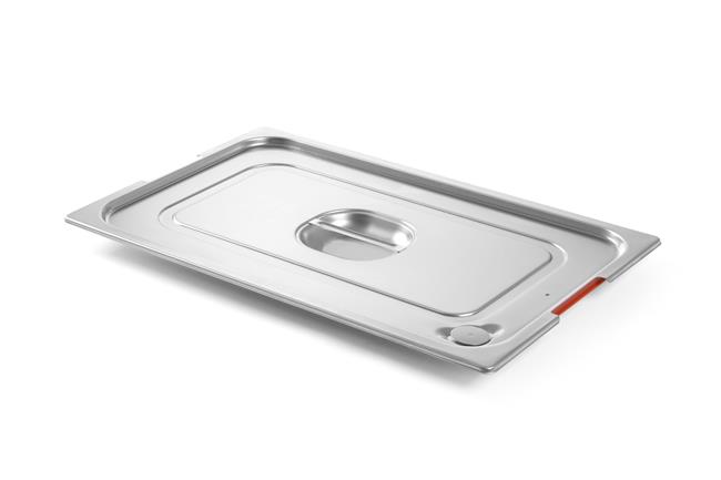 Hendi - POKRYWKA DO POJEMNIKÓW GN Z USZCZELKĄ SILIKONOWĄ Z WYCIĘCIEM NA UCHWYTY GN 1/3 - 325x176